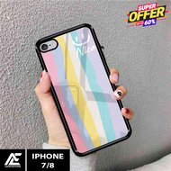 Case IPHONE 7/IPHONE 8 - Casing IPHONE 7/IPHONE 8 Terbaru 2021 Aero Case [ RAINBOW ] Silikon IPHONE 