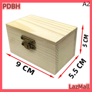 PDBH Fashion Store กล่องของขวัญเครื่องประดับไม้กึ่งสำเร็จทรงสี่เหลี่ยมลายแฟลชเซลสำหรับ DIY เด็กกล่องไม้อุปกรณ์งานประดิษฐ์กล่องเก็บลูกสนกระเป๋าของขวัญสไตล์ย้อนยุคงานฝีมือ