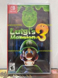 《居家抗疫必備》全新 Switch NS遊戲 路易鬼屋 3  Luigi's Mansion 3 美版中英文版