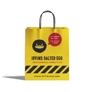 Irvins yellow paper bag
