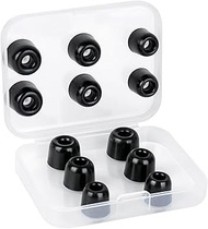 6 Pairs IEM Ear tips for KZ ZS10 Pro in ear Monitor, KBEAR KF02 Memory Foam Earbud Tips Noise Cancel