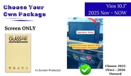 TOYOTA Vios 2025 -2026 Infotainment Tempered Glass Screen Protector Navigation Vios 2026 Accessories