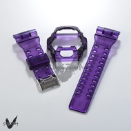 (Vcustom) G8900 JELLY " PURPLE " BAND AND BEZEL WATCH STRAPS
