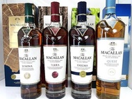 Macallan Single Malt Whisky Quest Collection x 4 麥卡倫威士忌 Quest . Enigna. Lumina. Terra