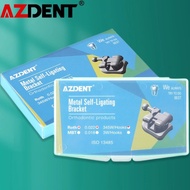AZDENT Dental Orthodontic Brackets Braces Passive Self Ligating ROTH/MBT 0.022 345 Hook With Buccal 