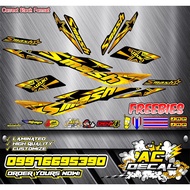 Suzuki Smash 115 Decal (GOLD,ACDECAL)
