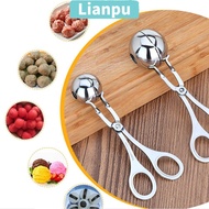 LIANPU Stainless Steel Kitchen Ice Cream Croquettes Mold Meat Ball Scoop