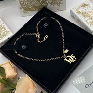 DIOR1002 Necklace CD Letter All-Match Necklace Non-Fading Unique Necklace