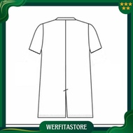 Lab Coat Laboratory Coat Short Sleeve Laboratory Clothes Top 8.8 August