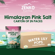 ZENKO Superfoods - Water Lily Pops - Himalayan Pink Salt 24 packs (Healthy Snack)