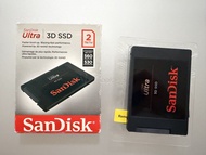 SanDisk Ultra 2TB 3D SATA  SSD 有盒