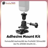 Original Insta360 Adhesive Mount Kit 3M Sticky Base Helmet Curved Flat Mount 3-Prong Adapter for Ins