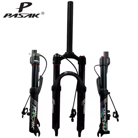 Mountain Bike Front Fork 20 Inch 24 Inch Air Fork Aluminum Alloy Disc Brake 100mm Quick Release Shou