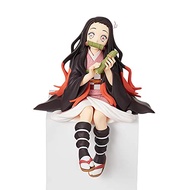 FOUONTOS Nezuko Kamado Ghost Slayer Figure Eat Rice Balls Series Action Figure Toys Collection Desk 