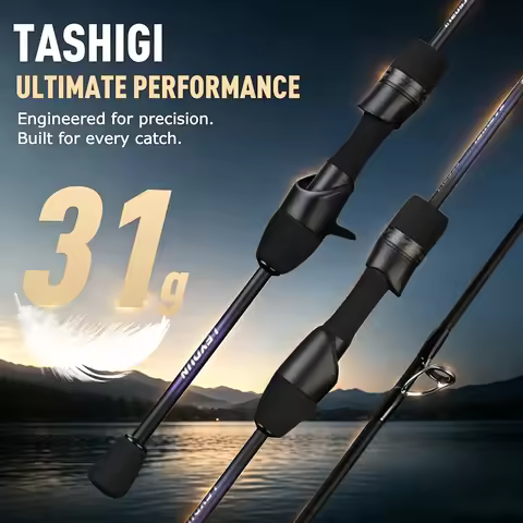 LEYDUN TASHIGI Ultralight Micro Lure Fishing Rod 31g Weight 30T Carbon Fiber XUL UL Spinning Casting