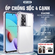Redmi K60 / K60 Pro / K60 Ultra flexible case with 4-sided shockproof, camera protection, silicone m