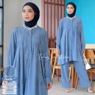 [ NEW ] SETELAN WANITA FASHION MUSLIM // KIMAS - SANITA#2#4 ONESET BY