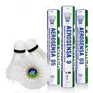 Yonex Badminton 12pcs yy Play-resistant Goose Feather Training AS9 Duck Feather AS05 Game Ball AS50 