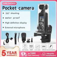 Pocket Sports Camera Water proof 4K Ultra HD Black 1.33"  the front LCD display 360° 120FPS WIFI Spo