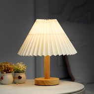 IKEA decorative style Nordic bedside lamp, warm table lamp, USB bedroom LED night light