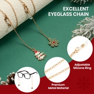 Cyxus Christmas Series Glasses Chain Metal Chain Color-preserving Electroplating Fashion New Glasses