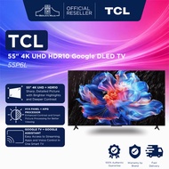 TCL 55" 4K UHD HDR10 Google DLED TV 55P6L