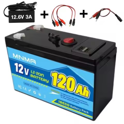12V 120Ah LiFePo4 Battery Pack 3S7P 120A,Boat Motors, Battery Off-Grid BMS For RVSolar Powerlar Wind