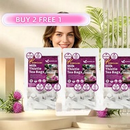 BUY 2 FREE 1  Premium 75 Milk Thistle Tea Bags, 100% Natural & Pure from Milk Thistle Seeds. Milk Th