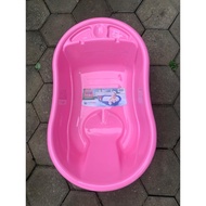 POLIN Bak mandi bayi / Baki bayi plastik oval rna cerah free kotak