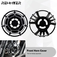 Motorcycle Front Speaker Grill Masks Horn Cover Black For Harley Sportster XL883 1200 Iron 72 48 Sev