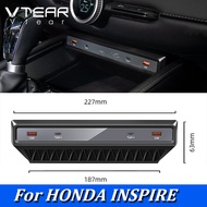 Vtear สำหรับ Honda Accord / INSPIRE 2023 2024แท่นชาร์จเร็วสุดๆ2 * USB + 2 * Type-C รวม90W ชาร์จเร็วพ