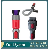 【FAS】-For V7 V8 V10 V11 V12 V15 Vacuum Cleaner Traceless Dust Removal Soft Brush+2 In1 Brush+Extension Hose Parts