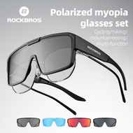 [Fulfilled by Shopee] ROCKBROS Polarized Sunglasses for Myopia, Unisex, UV 400 Protection, Outdoor R