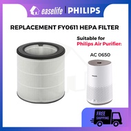 Replacement Compatible with Philips AC0650 Air Purifier Philips FY0611 HEPA Filter