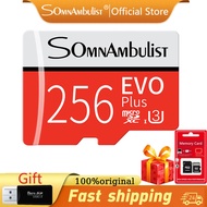 SomnAmbulist Original Mini SD Card 32GB 64GB 128GB 256GB Level 10 Memory Card Compatible with Mobile and Computer Camera Monitoring
