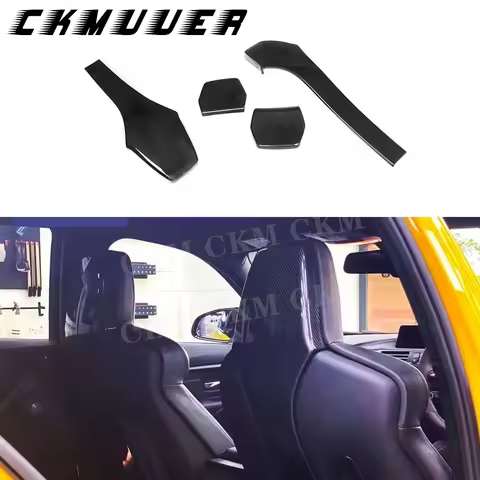 Carbon Fiber Car Inner Seat Back Covers Trims for BMW F80 M3 F82 F83 M4 F87 M2 M2C Sedan Coupe Conve