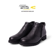 camel active Women Michele 4 Zipper Ankle Boots -712501-BO01SV-1-BLACK