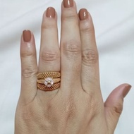 18k gold plated ring