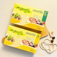 Plastic Gloves M Glow Size S And L 50 Pieces/Box Food Grade Disposable Gloves