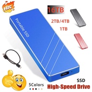 SSD Metal Portable Hard Disk 8TB64TB32TB16TB High-Speed Hard Disk Mobile Solid External Hard Disk