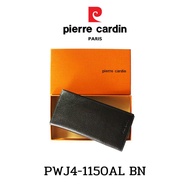 Pierre Cardin (ปีแอร์ การ์แดง) กระเป๋าธนบัตร กระเป๋าสตางค์ใบยาว  กระเป๋าสตางค์ทรงยาว กระเป๋าหนัง กระเป๋าหนังแท้ รุ่น PWJ4-1150AL พร้อมส่งราคาพิเศษ
