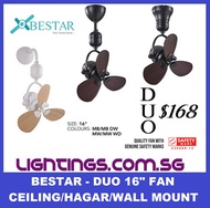 Bestar Duo/Duo Hagar DC Corner Ceiling Fan $168