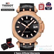 Tissot T115.407.37.051.00 Men's T-Race Swissmatic Automatic Rose Gold Rubber Strap Man Watch T1154073705100