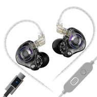 KZ | Kz Gale Wired In Ear Gaming Earphone Lightweight Hifi High Resolution Dual Microphone Super Lin