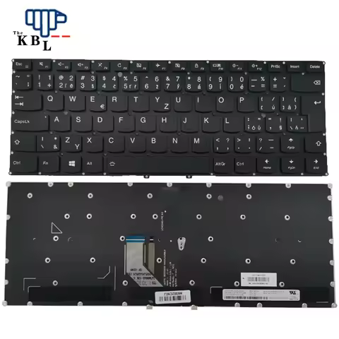 Original New CZ Language For Lenovo Yoga 910 Backlit Keyboard PM4VB-CZH-SLK PK131221A28