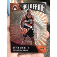 BASKETBALL CARD CLYDE DREXLER 2020 NBA PANINI MOSAIC HOLOFAME CARD