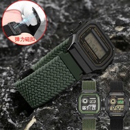 Replacement Strap Substitute Adapt Small Square AE1200/1300/F91W/W218/F108 Elastic Magnetic Buckle N