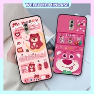 Samsung J7 Plus / J7+ Case With Lotso Strawberry Bear Image, Cute Brown Bear