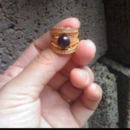 Cincin mutiara asli Lombok, hitam