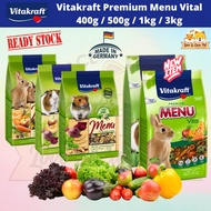 Vitakraft Premium Menu Vital Hamster Food / Guinea Pig / Rabbit Food 400g/ 1kg /德国卫塔卡夫高级生命仓鼠/兔子/豚鼠粮食